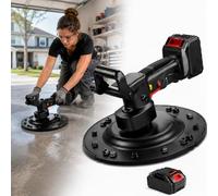 forplubossmmp Máquina para Llana De Concreto, Potente Llana Inalámbrica De 1680w para Yeso, Mortero, Cemento Y Masilla, 6 Velocidades Ajustables, Llanas para Enlucir, con 1 O 2 Baterías singlebattery