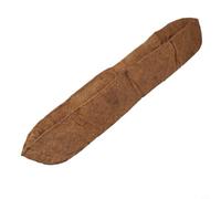 Forro de fibra de coco natural para colgar, forma de media luna montado en la pared, tapete redondo de repuesto para macetas de flores, decoración de jardín (48 pulgadas)