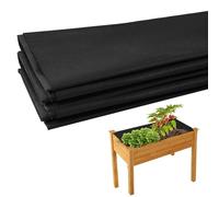 Forro de tela para maceteros grandes, 1,6 x 2,1 m Forro para maceteros de exterior. Forro de tela no tejida para macetas de jardín