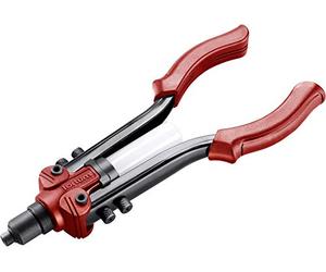Fortum Remachadora manual para remaches ciegos, remachadora ciega para remaches de 2,4 - 6,4 mm de aluminio, latón, acero y acero inoxidable, 33 cm de largo, potentes alicates de remaches de bajo
