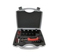 Forza Juego de Sacabocados de 3 a 30 mm con Compás de 330 mm