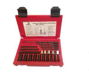 Forza Serie 5010KI Juego de Extractores de Tornillos Rotos con Brocas Izquierdas