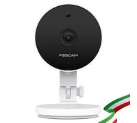 FOSCAM Cámara IP C5M WiFi 2.4/5 Ghz 3K HD/5 MP visión nocturna, detección de movimiento, alerta por correo electrónico, ranura microSD, color blanco
