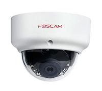 Foscam Cámara IP D2EP Full HD 2MP PoE P2P WDR 2.0 Resistente a la Intemperie con visión Nocturna IR hasta 20 m, detección de Movimiento, Blanco, 1 Unidad (Paquete de 1)