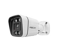 Foscam Cámara IP PoE de 8 MP para Exteriores con focos y Sirena V8EP Blanca