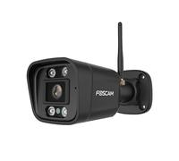 Foscam Cámara IP WiFi de 8 MP QHD para Exteriores con focos y Sirena V8P Negra