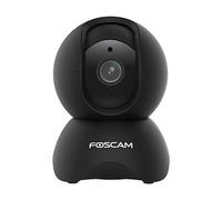 Foscam Cámara IP X5 WiFi 5Mpx con Audio, detección Humana, Negra