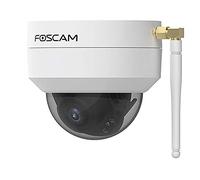 Foscam D4Z - Cámara de vigilancia PTZ de Doble Banda de 4 MP con Zoom óptico de 4 aumentos, Incluye Tarjeta SD de 64 GB, Resistente a la Intemperie IP66 y a Prueba de vandalismo IK10, visión Nocturna