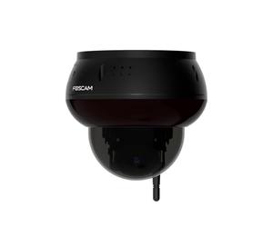 Foscam d8t black 4k 8mp wlan dome-kamera au?en ip66 ik10 wifi 6 ptz