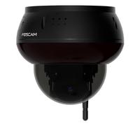 Foscam D8T WLAN Cámara de vigilancia Negro 8MP (3840x2160), WiFi 6 de doble banda, función PT, detección asistida por IA, protección antivandálica IK10