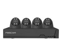 Foscam FNA108E-T4-2T 8 Canales 4K 8MP PoE Kit Completo para videovigilancia con 4 cámaras de vigilancia
