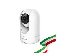 FOSCAM R4M Cámara IP de videovigilancia WiFi. Cámara doméstica inalámbrica de Ultra Alta resolución 2K 4MP con Pan/Tilt. Compatible con Alexa.