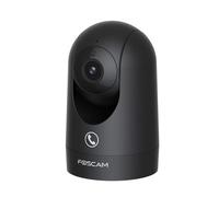 Foscam R8M - Cámara de vigilancia para Interiores (giratoria, 4K, 8 MP, Doble Banda, WiFi, con detección de radares y función de Seguimiento automático), Color Negro