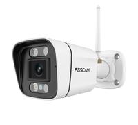 Foscam V5P WLAN cámara de vigilancia Blanco 5MP (3072x1728), WLAN de doble banda, foco y sirena integrados