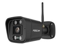 Foscam Cámara de vigilancia V5P 5MP 3072x1728 WLAN de doble banda foco y sirena integrados Negro