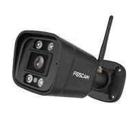 Foscam Cámara de vigilancia V8P 4K 8MP – Doble banda WiFi, faro integrado y sirena (Negro)