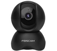Foscam X5 5MP Super HD WiFi, cámara de vigilancia giratoria e inclinable con comunicación de Audio bidireccional, visión Nocturna, detección de Movimiento y Sonido, detección de Personas (Negro)