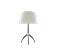Foscarini Lámpara de mesa regulable Lumiere Piccola Pantalla blanco cálido-base de aluminio