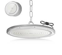 Fosingut UFO LED Lámpara de Alta Bahía 100W,Focos LED Interior Techo 6500K Blanco Frío,IP65 Impermeable Naves Industrial High Bay Lámpara,Campana Iluminación de Almacén para Fábrica,Garaje,Taller