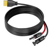 FOSSiBOT Conector Solar a Cable XT90 Cable de Carga Solar 14AWG Cable de Extensión XT90 Compatible 5m FOSSiBOT F2400 F3600 Pro Power Station