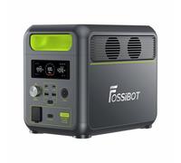 FOSSiBOT F1200 generador eléctrico portátil, batería LiFePO4 potencia de salida 1200W (pico 2400W) 1024Wh, generador solar apto para uso de emergencia en el hogar/camping exterior/autocaravana nuevo
