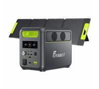 FOSSiBOT F1200 generador eléctrico portátil con SP110, batería LiFePO4 con una potencia de salida de 1200W, generador solar apto para casas/camping/autocaravanas nuevo