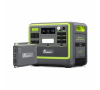 FOSSiBOT F2400 generador eléctrico portátil con FAC580, cargador DC rápido para vehículo 580W, generador solar apto para familia/camping/autocaravana nuevo
