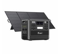 FOSSiBOT F2400 generador eléctrico portátil equipado con SP420, batería LiFePO4 con potencia de salida de 2400W, generador solar apto para casas/camping/autocaravanas nuevo