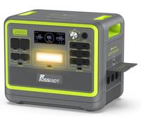 FOSSiBOT F2400 - Generador solar portátil Lifepo4 2048 Wh 2400W (pico 4800W) 230V 3AC Salidas 230V 3AC Carga súper rápida para generador de emergencia, alimentación doméstica, camping