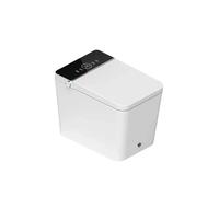 FOSSIL NATURA Orion Inodoro inteligente de cerámica con acabado color blanco brillante y panel negro 03842