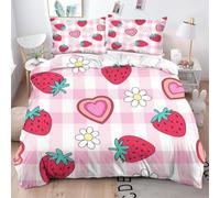 Fotmung Conjunto de Ropa de Cama Estampado Flores Coloridas, Set de Funda de Edredón 3 Piezas - 220x240 cm, Confort Superior en Todas Las Estaciones, Elegancia para tu Dormitorio Principal-D328