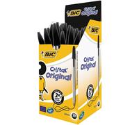 FOTOCOPS BIC Cristal Bolígrafos Azul, Negro, Rojo y Verde - Unidades Sueltas, Caja de 50, o Pack Especial Escolar y Oficina