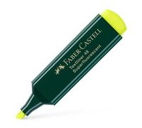 FOTOCOPS Faber Castell Textliner 48 - Marcador Subrayador Rotulador Fluorescente Colores Amarillo, Rosa, Naranja, Rojo, Verde, azul Yellow