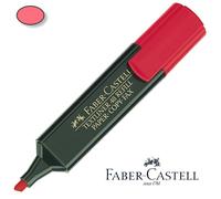 FOTOCOPS Faber Castell Textliner 48 - Marcador Subrayador Rotulador Fluorescente Colores Amarillo, Rosa, Naranja, Rojo, Verde, azul Red