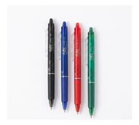 FOTOCOPS Pilot Frixion Borrable - Bolígrafo Gel Reutilizable, Modelo Clicker, Precisión y Comodidad. Pack 3 unidades y Pack 4 unidades varios colores. Pack 4 colors