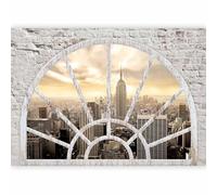 Fotomurales B&D XXL - 400x280 cm XXL Papel pintado tejido no tejido Decoración de Pared decorativos Murales moderna Diseno Fotográfico Ciudad New York ventana d-a-0043-a-b #05