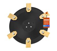 FourShow 【Corte Más Eficiente】 Disco de Cuchillas + 6 Cuchillas de Repuesto Compatible con Husqvarna Automower 305 (hasta el Modelo 2016),Compatible con Gardena R38Li-R80Li para cortacésped robótico