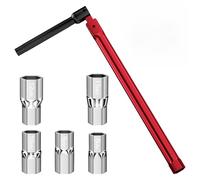 Fousenuk 13 mm Llaves de Tubo Adaptador 8-12 mm, Llave para Grifos de Fregadero, Herramientas Fontaneria, Herramienta de Grifo de Acero Carbono, para La Instalación y Reparación Bajantes, Fregaderos