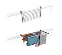 Foxydry Duo, tendedero de barandilla y balcón, Plegable, 102 cm