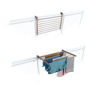 foxydry Duo, tendedero de barandilla y balcón, Plegable, 82 cm