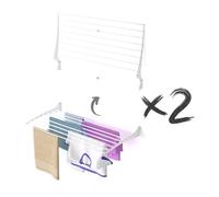 foxydry Fold, tendedero de Pared, Plegable Ahorra Espacio, 100 cm X2