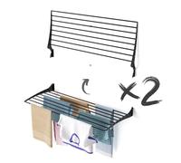foxydry Fold, tendedero de Pared, Plegable Ahorra Espacio, 116 cm X2