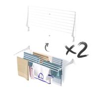 foxydry Fold, tendedero de Pared, Plegable Ahorra Espacio, 116 cm X2