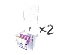 foxydry Fold, tendedero de Pared, Plegable Ahorra Espacio, 60 cm X2