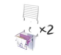 foxydry Fold, tendedero de Pared, Plegable Ahorra Espacio, 60 cm X2