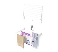 foxydry Fold, tendedero de Pared, Plegable Ahorra Espacio, 80 cm