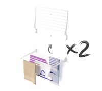 foxydry Fold, tendedero de Pared, Plegable Ahorra Espacio, 80 cm X2