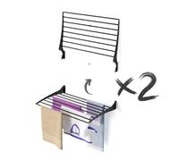 foxydry Fold, tendedero de Pared, Plegable Ahorra Espacio, 80 cm X2