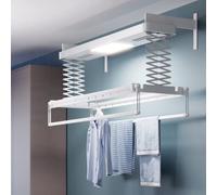 foxydry Pro, tendedero eléctrico de Pared, con Aire Caliente, 122 cm