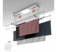 foxydry Pro, tendedero eléctrico de Techo, con Aire Caliente, 160 cm